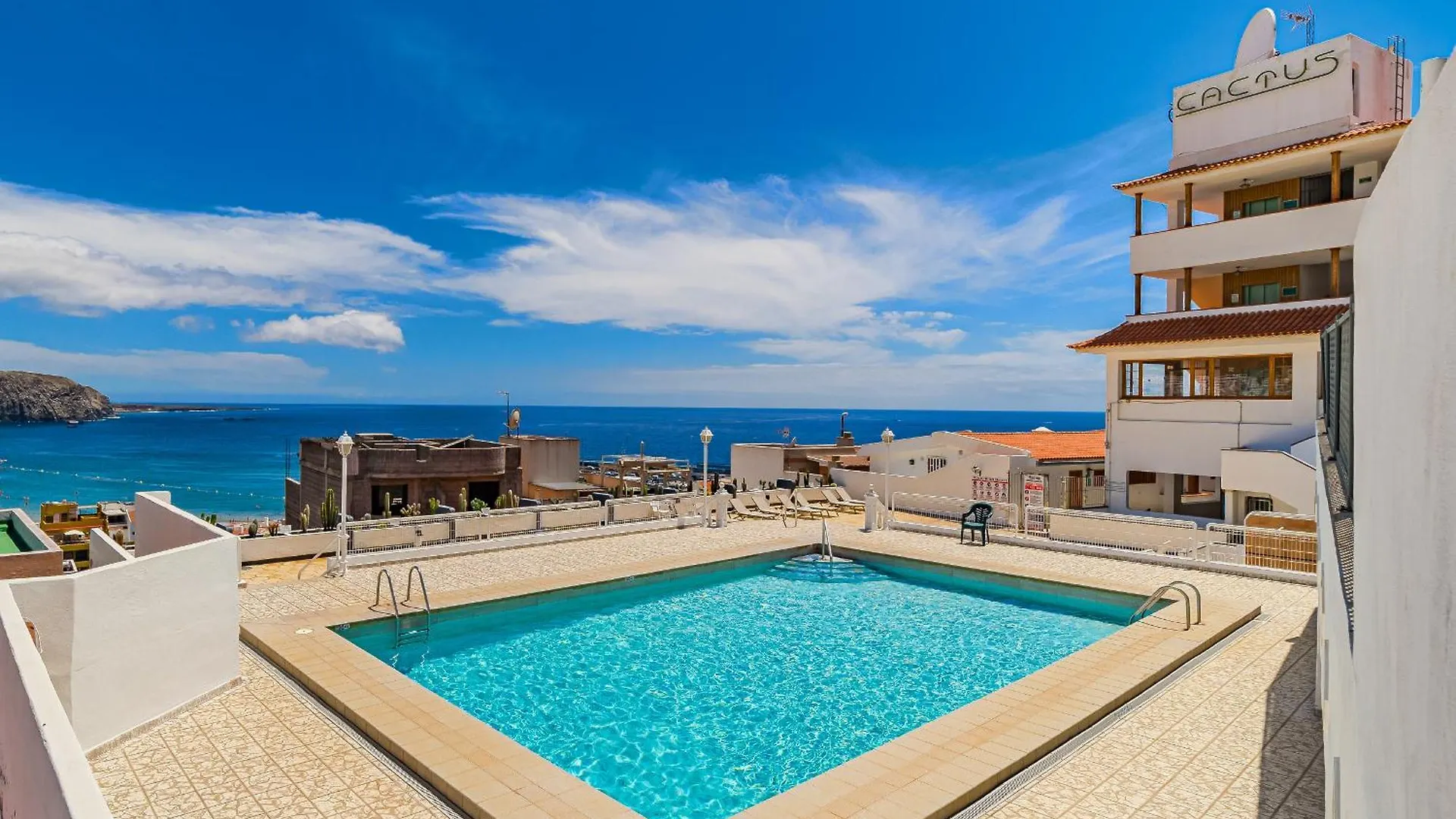 Ocean View 2Bedroom Apartment In Los Cristianos, Heated Pool, 3 Minutes To Beach Los Cristianos  Spain
